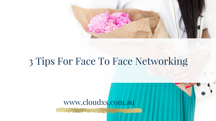 3 Tips for Face-to-Face Networking